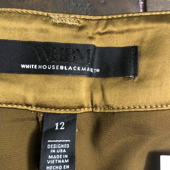 White House Black market gold woman pants - Picture 6 of 16